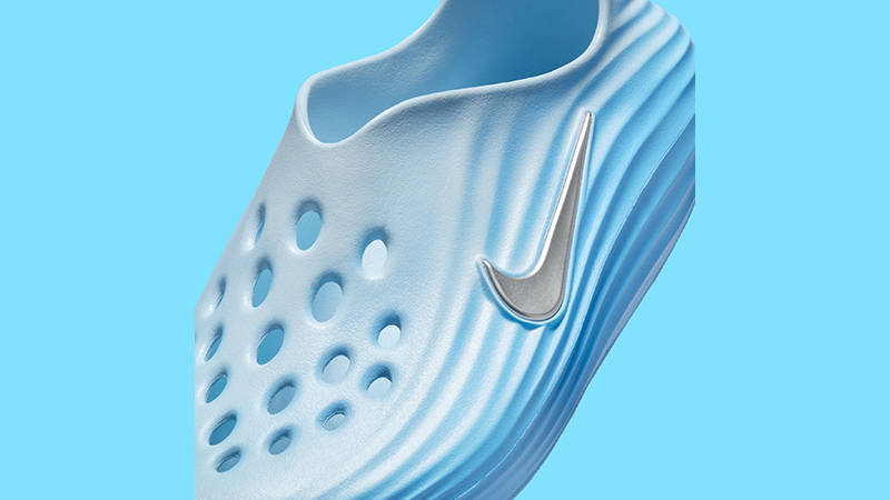 Nike Comfort Ride Glacier Blue perforations