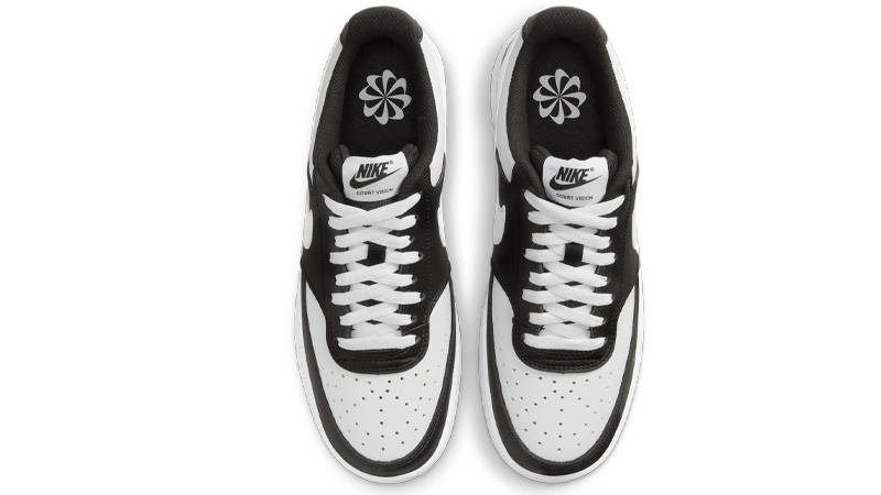 Nike Court Vision Low Next Nature Black White Middle