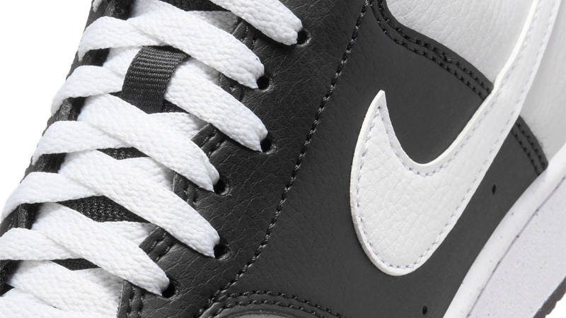 Nike Court Vision Low Next Nature Black White Side