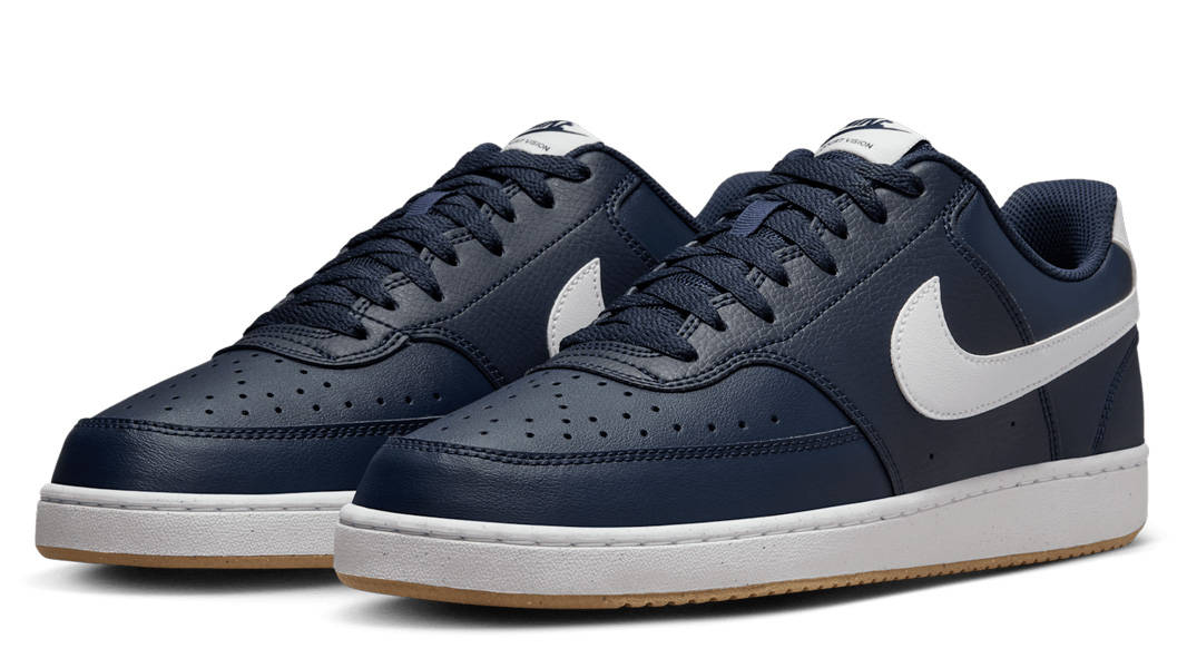 Nike Court Vision Low Obsidian White Front