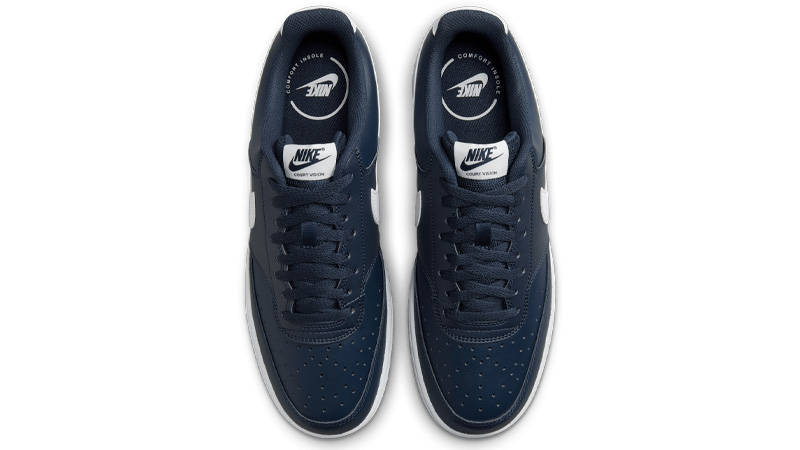 Nike Court Vision Low Obsidian White Middle