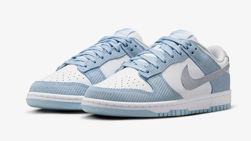 Nike Dunk Low Blue Corduroy FN7167-400 front