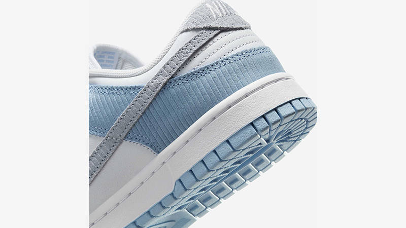 Nike Dunk Low Blue Corduroy FN7167-400 heel