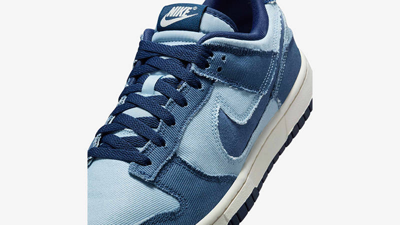 Nike Dunk Low Blue Denim HF3141-400 tongue