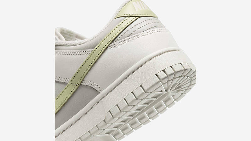Nike Dunk Low Phantom Olive Aura IB3484-001 heel