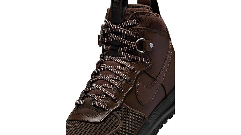 Nike Lunar Force 1 Winterized Duckboot Baroque Brown DZ5320-201 tongue