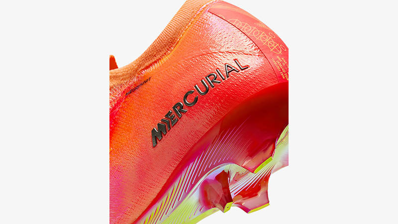 Nike Mercurial Vapor 16 Elite FG Low-Top Football Boot Bright Mango branding