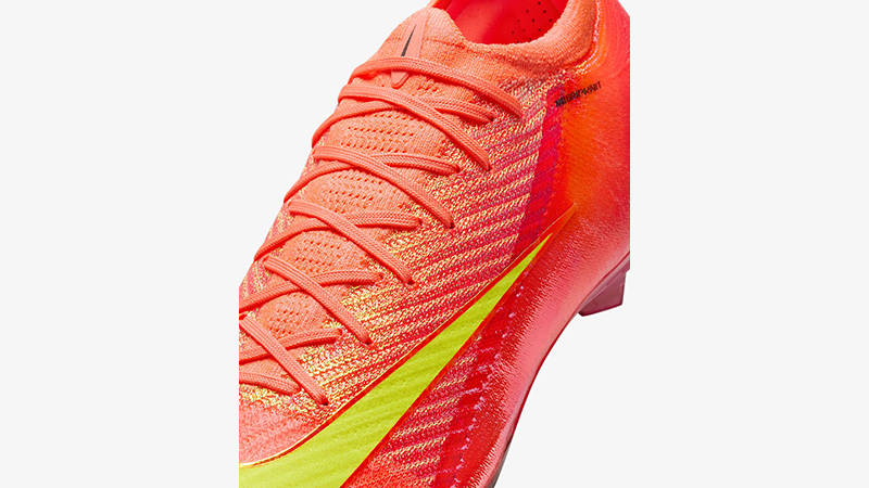 Nike Mercurial Vapor 16 Elite FG Low-Top Football Boot Bright Mango tongue