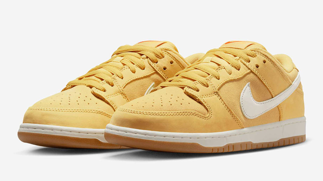 Nike SB Dunk Low Pro ISO Saturn Gold FJ1674-700 Side