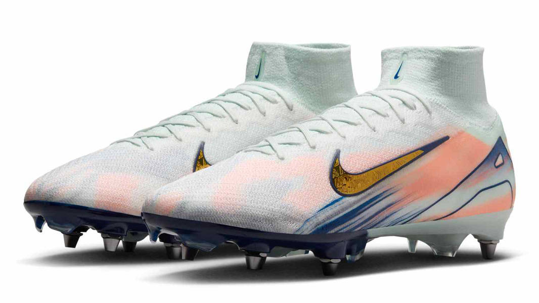 Nike Superfly 10 Elite MDS SG-Pro High-Top Football Boot Barely Green Front
