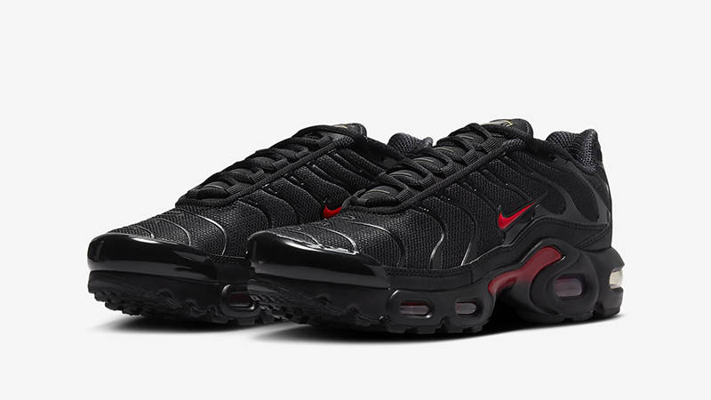 Nike TN Air Max Plus GS Black Red HV2891-001 front