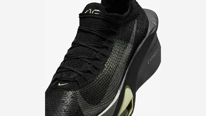 Nike ZoomX AlphaFly 3 Metallic Medium Ash HV6350-001 tongue