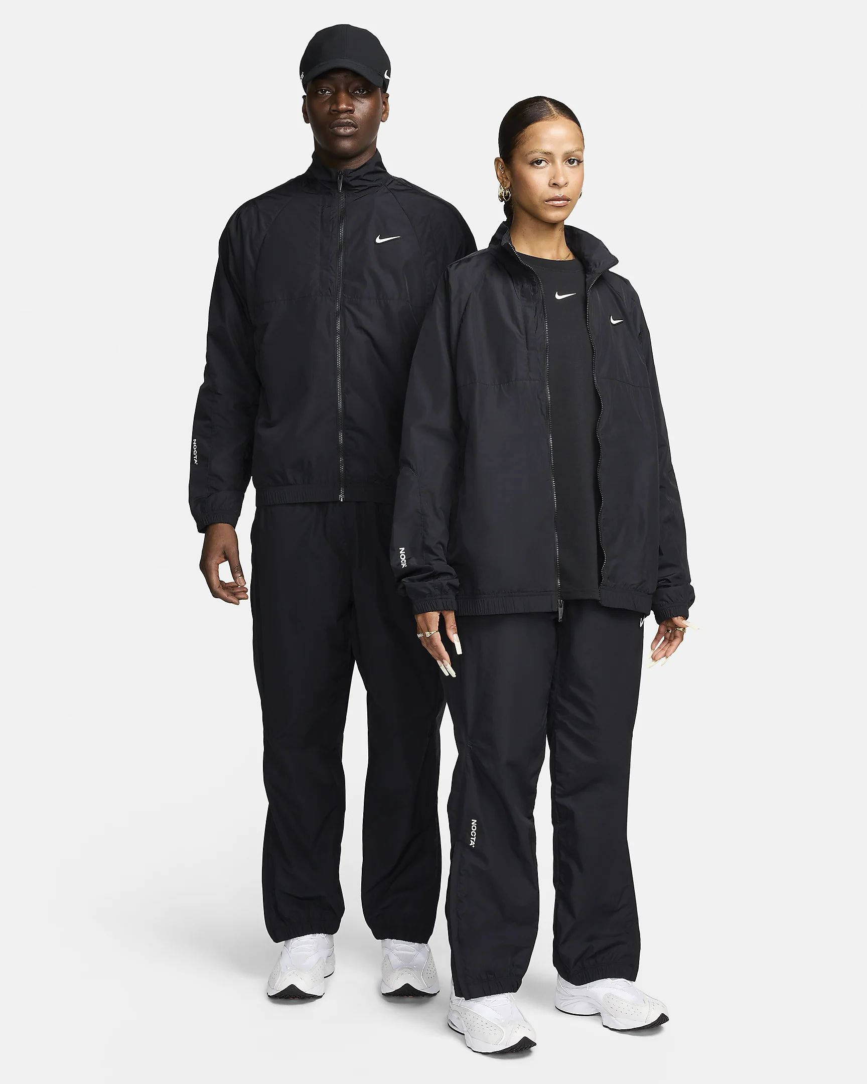 NOCTA Northstar Nylon Tracksuit Jacket FN7666-010 Black Feature