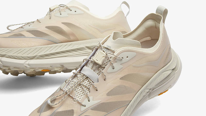 Satisfy x Hoka One One Mafate Speed 4 Lite Bone 1157050-BONE Detail