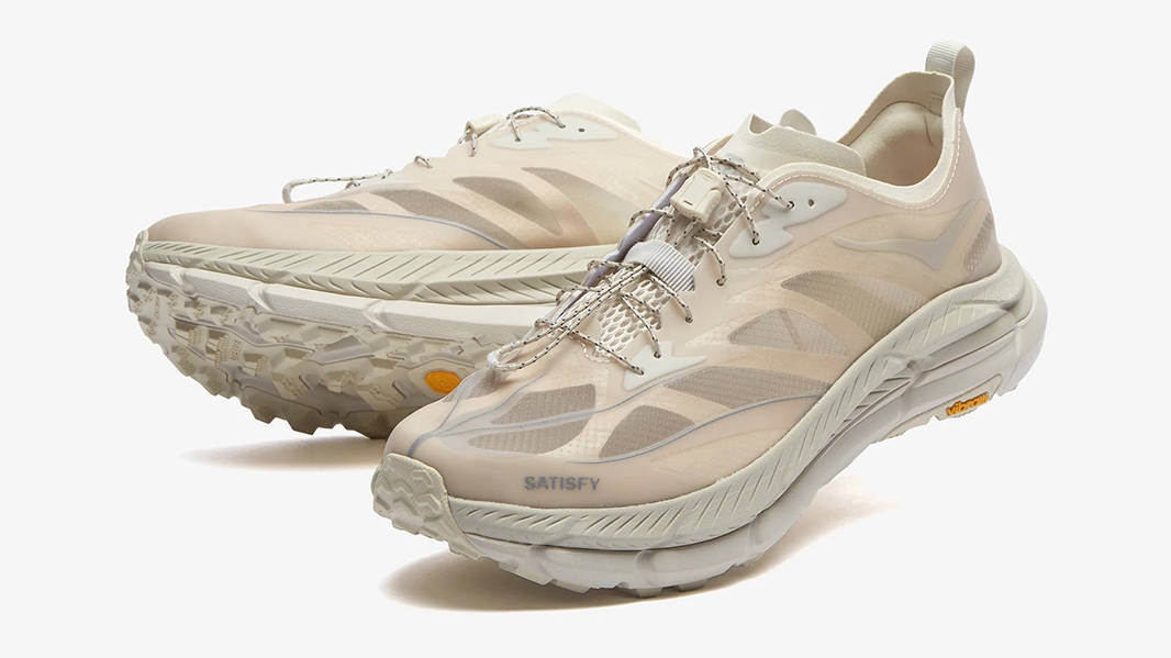 Satisfy x Hoka One One Mafate Speed 4 Lite Bone | 1157050-BONE