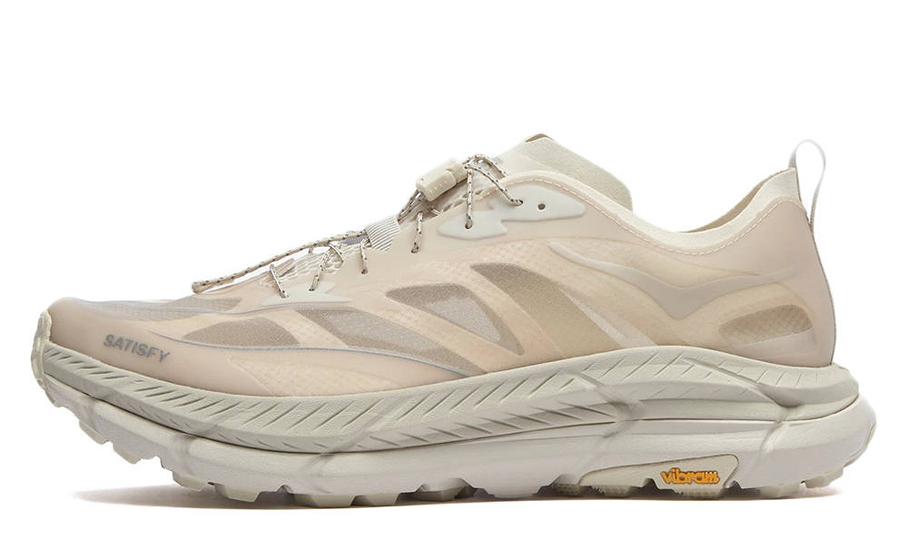 Satisfy x Hoka One One Mafate Speed 4 Lite Bone | 1157050