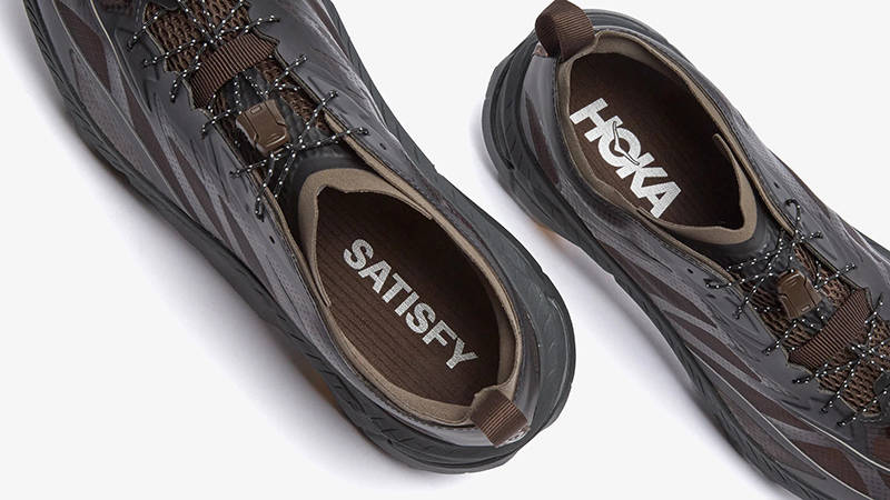 Satisfy x Hoka One One Mafate Speed 4 Lite Coffee 1157050-coff Top