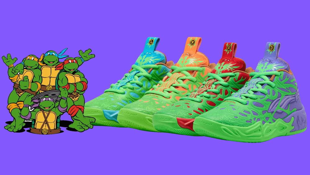 via PUMA Check Out These Detailed Photos of the TMNT x PUMA Collab
