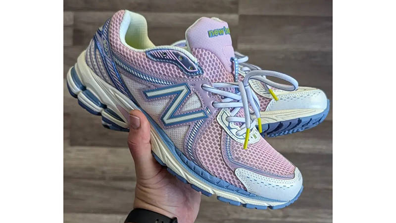 Up There x New Balance 860v2 Pink White ML860UT2 Side 2