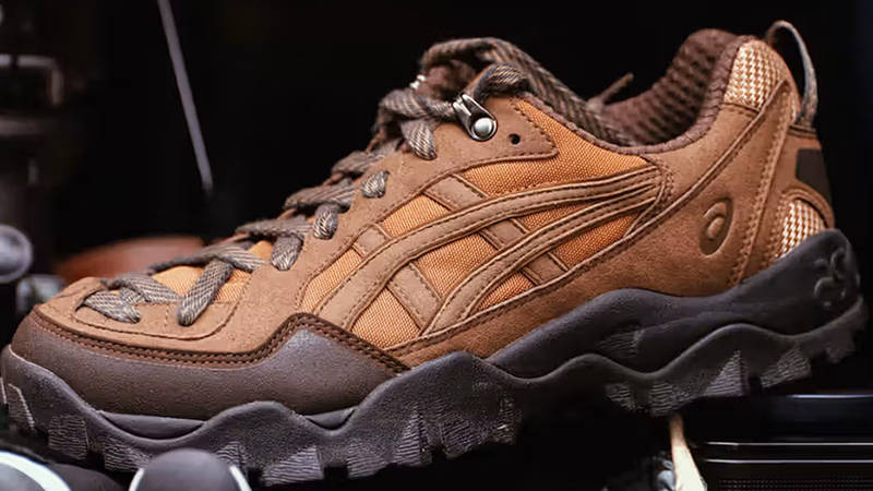 U.Sage x ASICS GEL-Pickax Modern Safari Brown Side