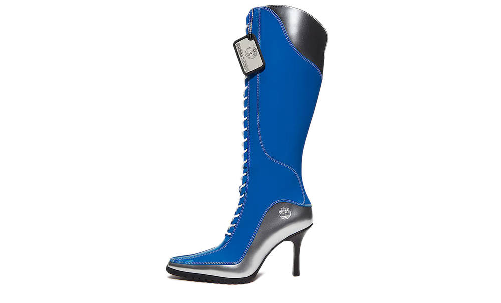 Veneda Carter x Timberland 14 Inch Lace Zip Boot Blue