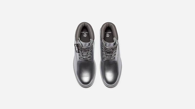 Veneda Carter x Timberland 6 Inch Lace Up Waterproof Boot Silver TB0A6D9MEBN1 middle