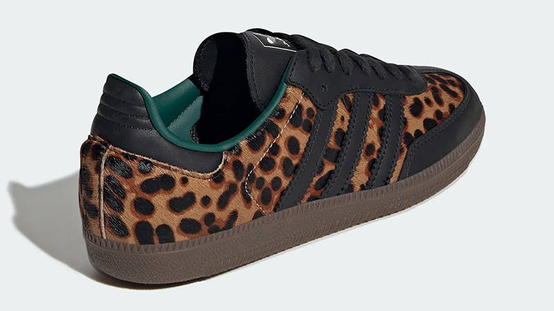 Wales Bonner x adidas Samba Leopard Black Green JI2735 Back