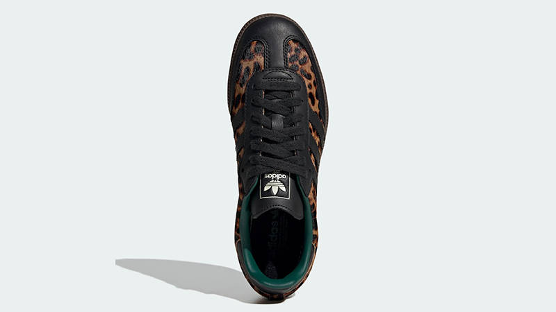 Wales Bonner x adidas Samba Leopard Black Green JI2735 Top