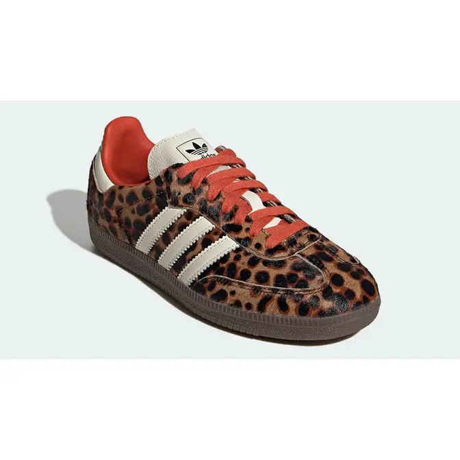 adidas Samba Leopard Cream Orange JI2734 The Sole Supplier