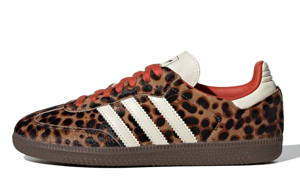 adidas Samba Leopard Cream Orange JI2734 The Sole Supplier