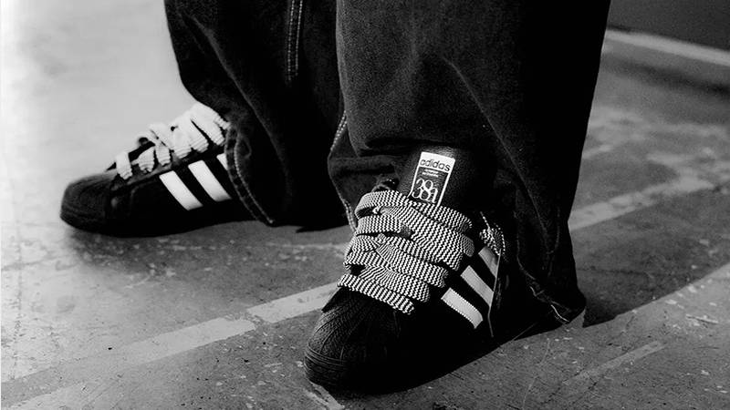 Whitaker Group x adidas Superstar Queens and Kings Black ON FOOT