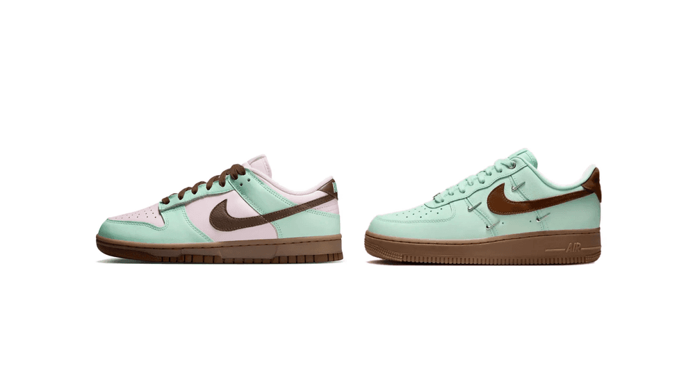 via Nike Nike’s Serving up a Sweet Treat: Two Iconic Silhouettes Coming in Mint Chocolate