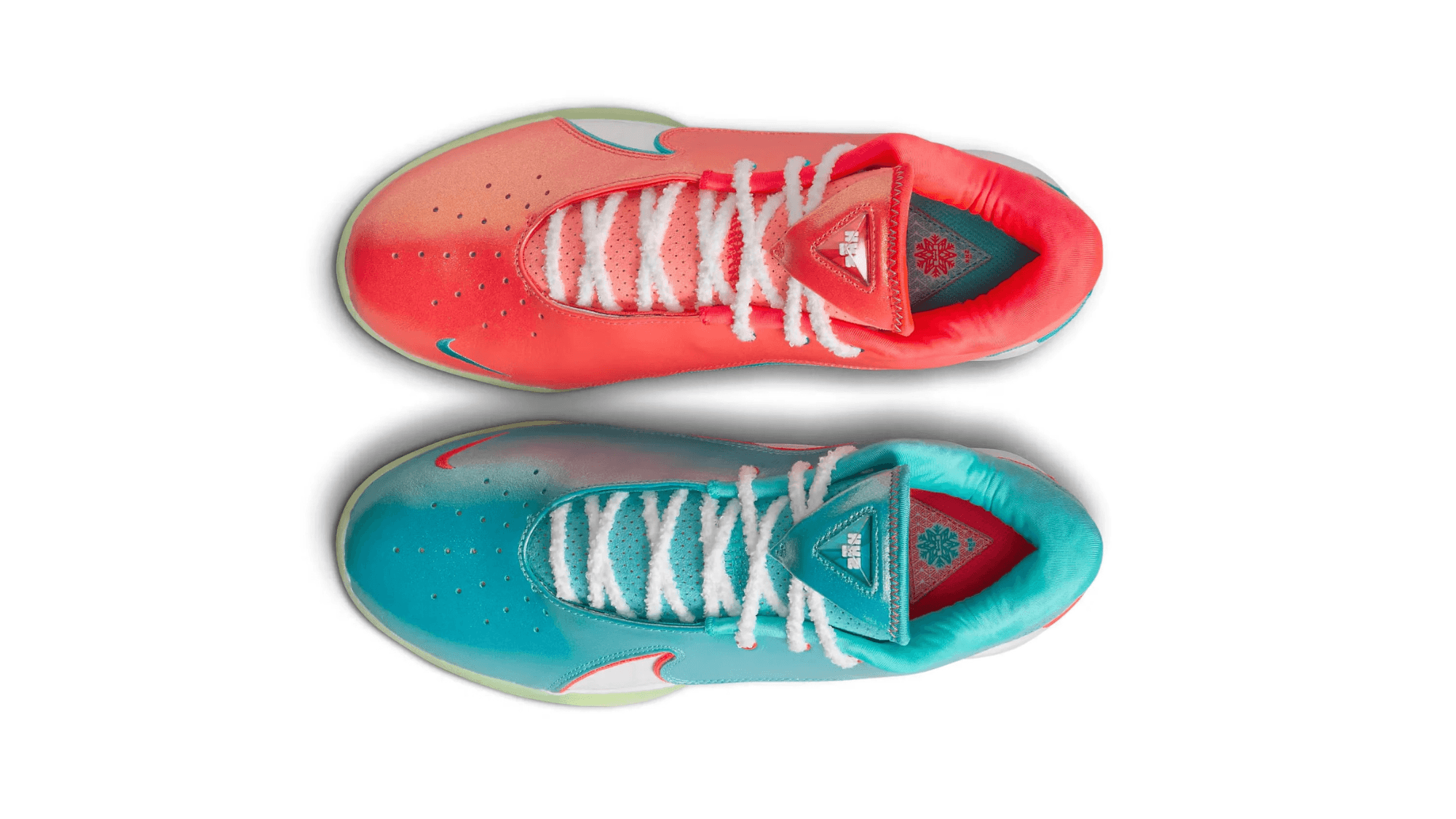 Nike and LeBron Bring the Holiday Spirit with Mismatched “Christmas” Kicks