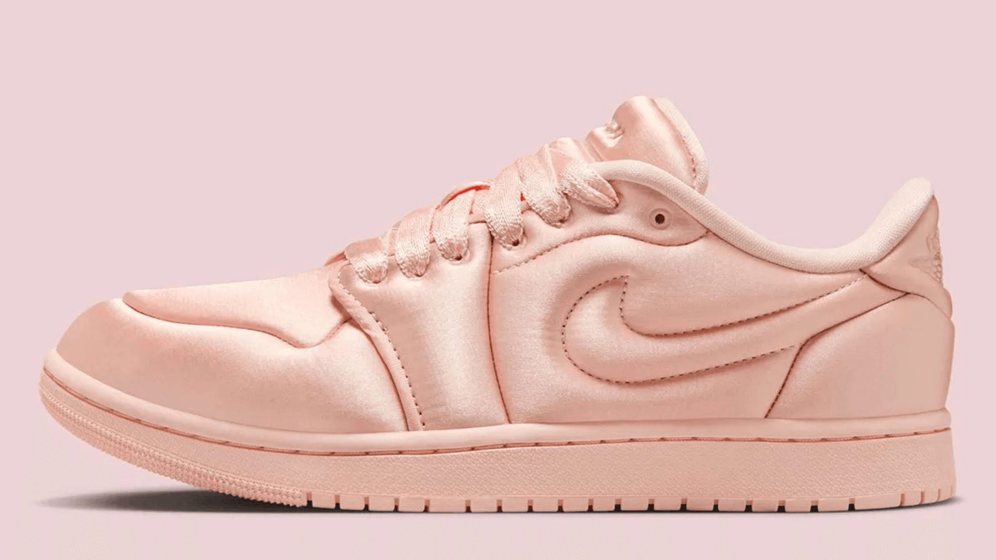 Air Jordan 1 Low Method of Make Satin Pink