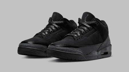 Official Images: Air Jordan 3 Getting the "Black Cat" Treatment