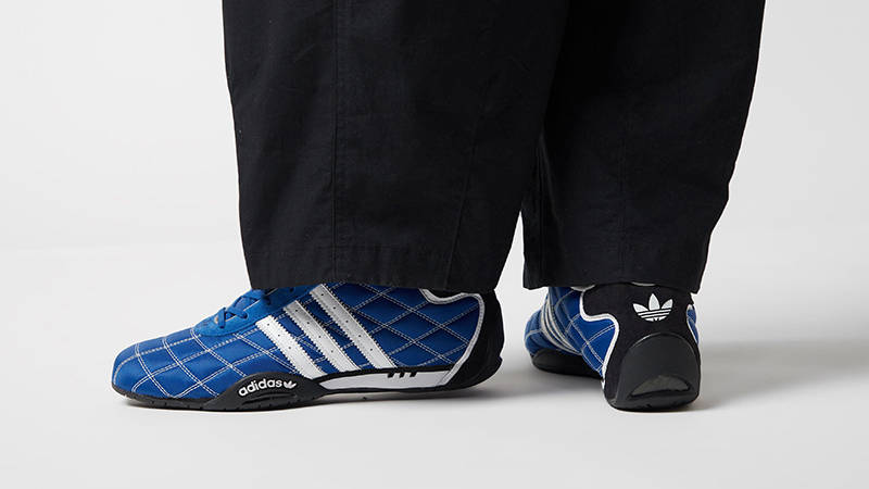 adidas Adiracer Lo Power Blue White JP7012 ON FOOT