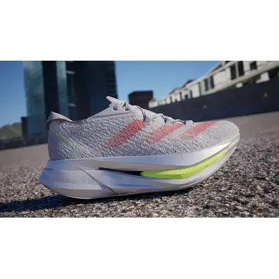 adidas Adizero Prime X 2 0 Grey Lucid Red IF9427 side