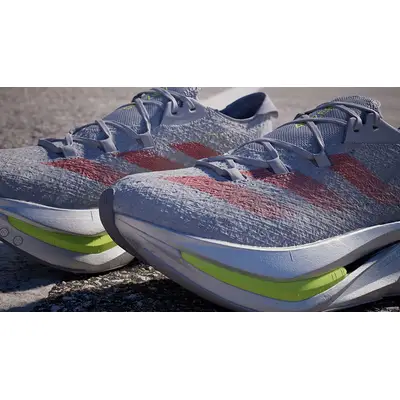 adidas Adizero Prime X 2 0 Grey Lucid Red IF9427 toe