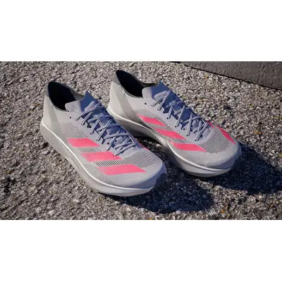 adidas Adizero Takumi Sen 10 Grey Red IG1979 feature