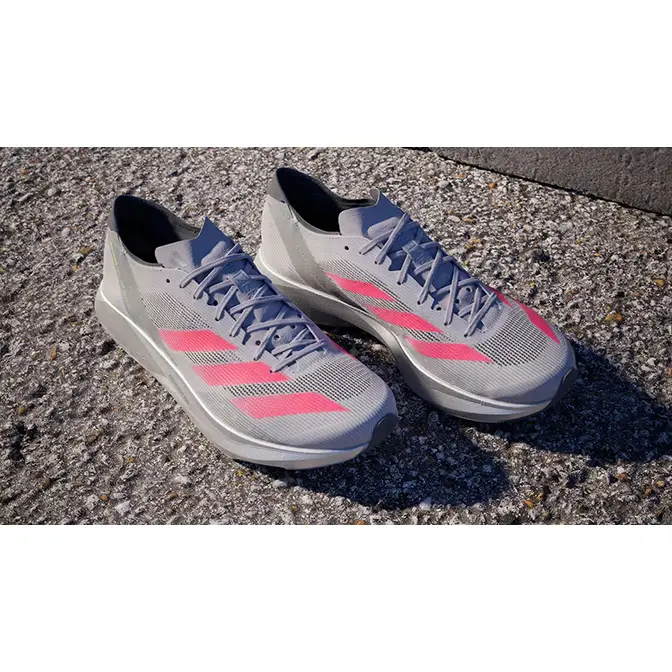 adidas Adizero Takumi Sen 10 Grey Red IG1979 feature