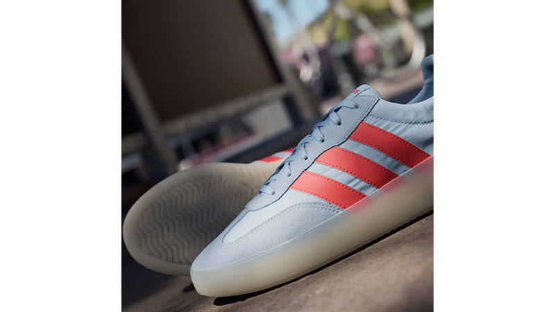 adidas Barreda Decode Clear Sky Red IH1238 side stripes