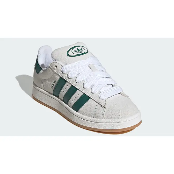 adidas Campus 00s Crystal White Green JQ7784 Side