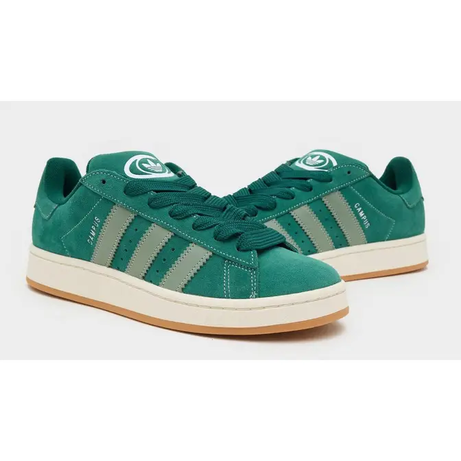 adidas Campus 00s Dark Green Silver | JH8794 | The Sole Supplier