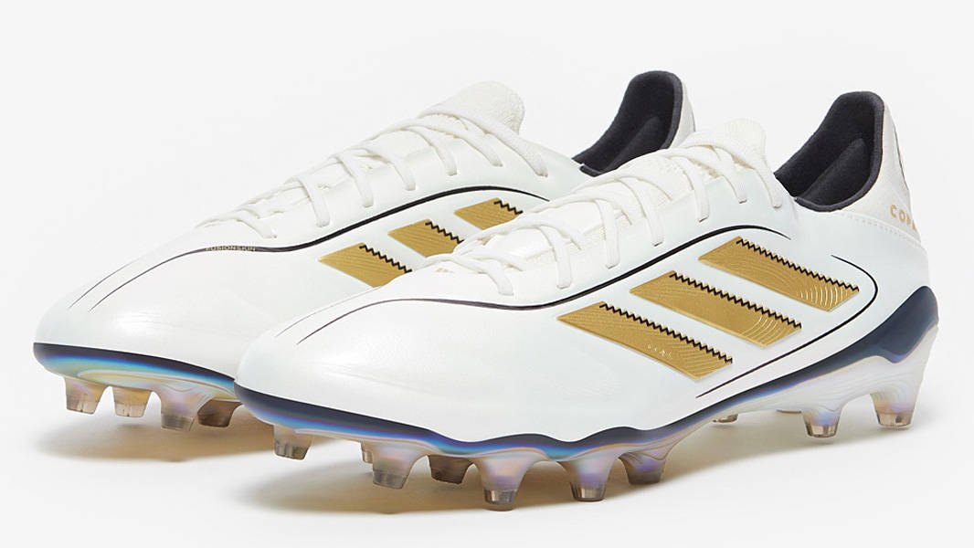 adidas Copa Pure 3 Elite FG White Gold Front