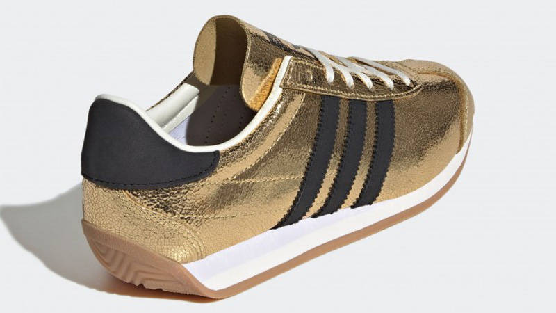 adidas Country OG Gold Metallic Black Back