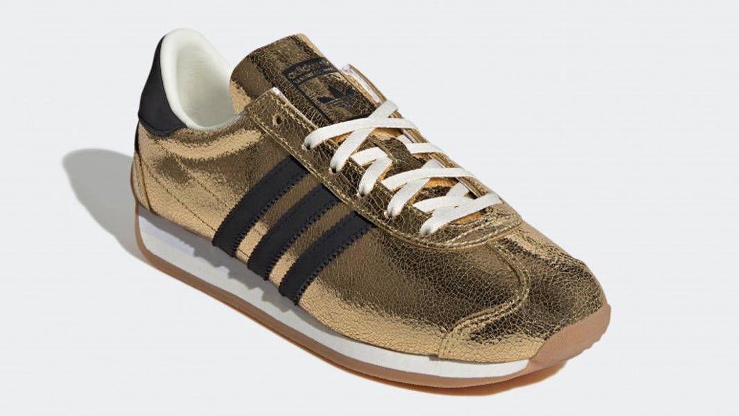 adidas Country OG Gold Metallic Black Front