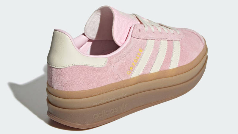 adidas Gazelle Bold Clear Pink Cream White Back