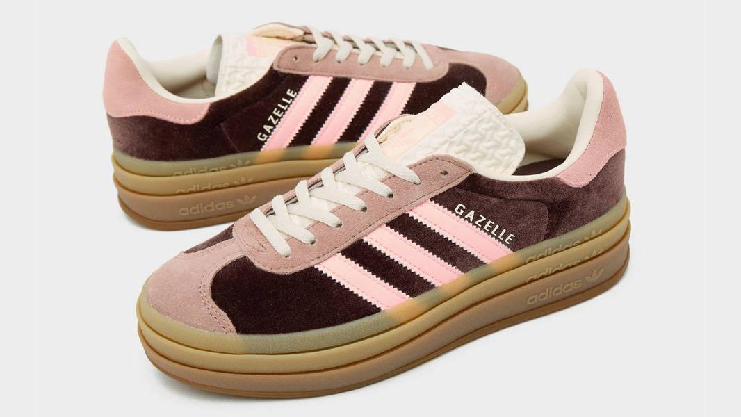 adidas Gazelle Bold Shadow Brown Glow Pink Top