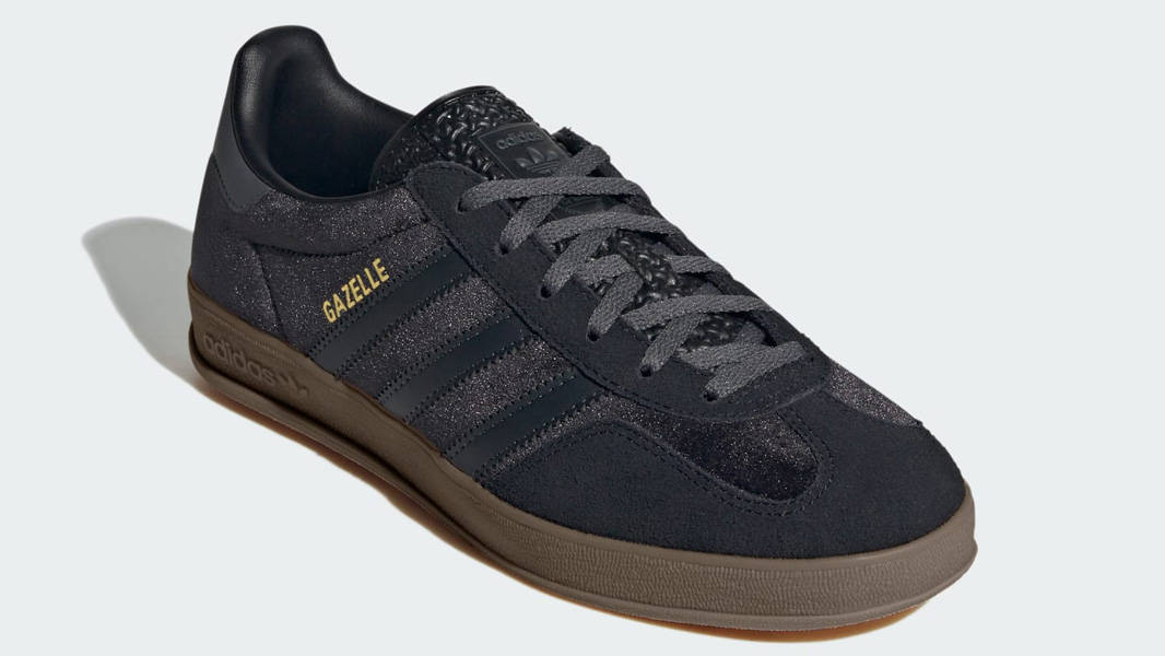 adidas Gazelle Indoor Black Velvet Front