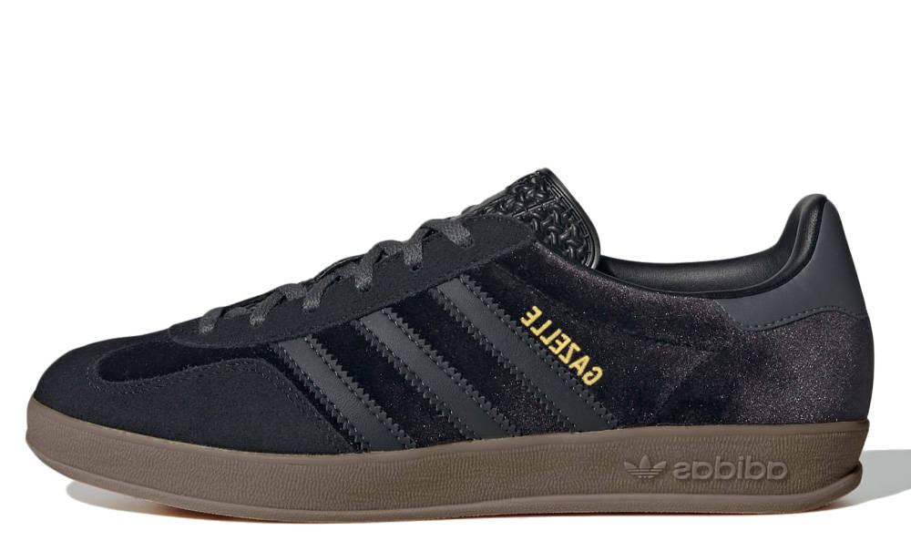 adidas Gazelle Indoor Black Velvet JI2712 The Sole Supplier